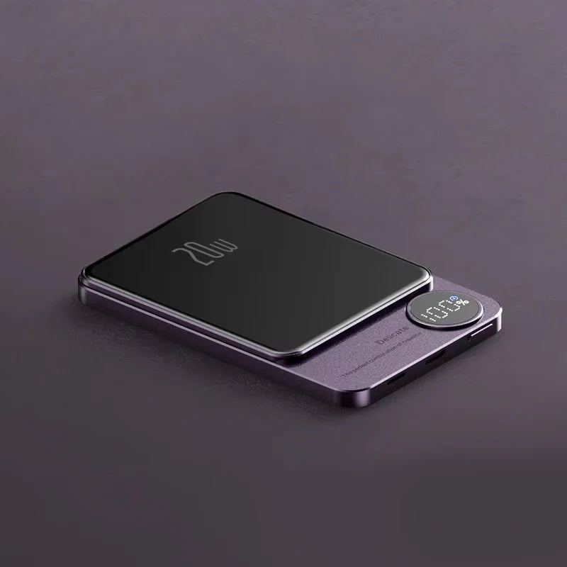 10000mAh Magnetic Magsafe Wireless Power Bank – Fast Charger for iPhone 12-16"