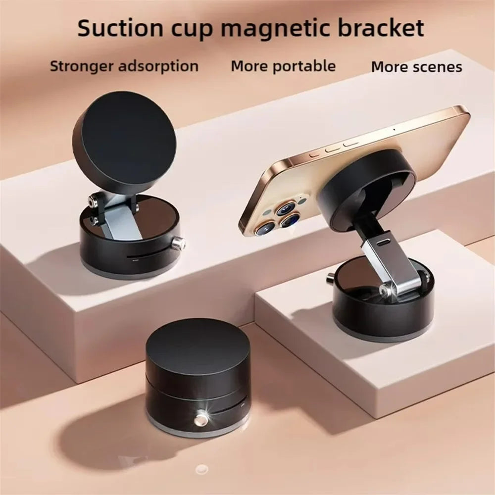 Double sided Magnetic Suction Cup Mobile Phone Holder