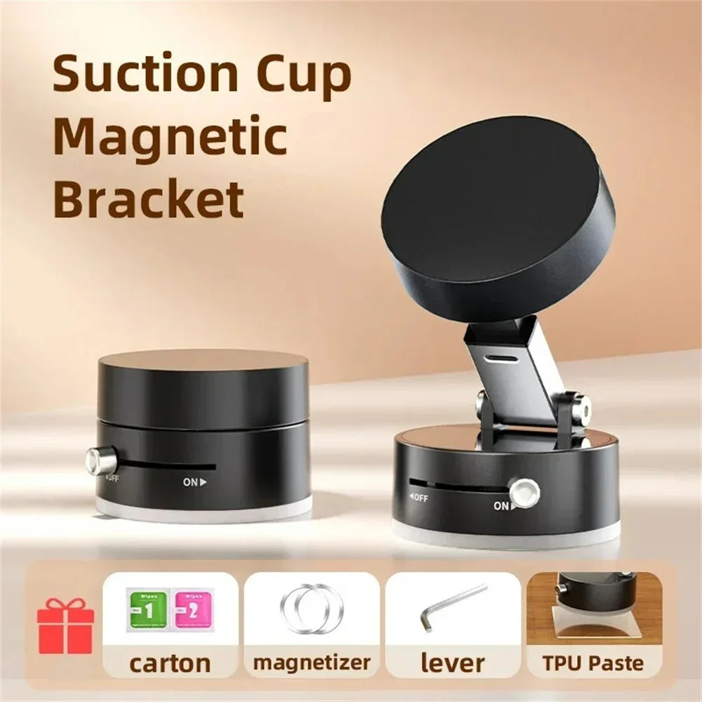 Double sided Magnetic Suction Cup Mobile Phone Holder