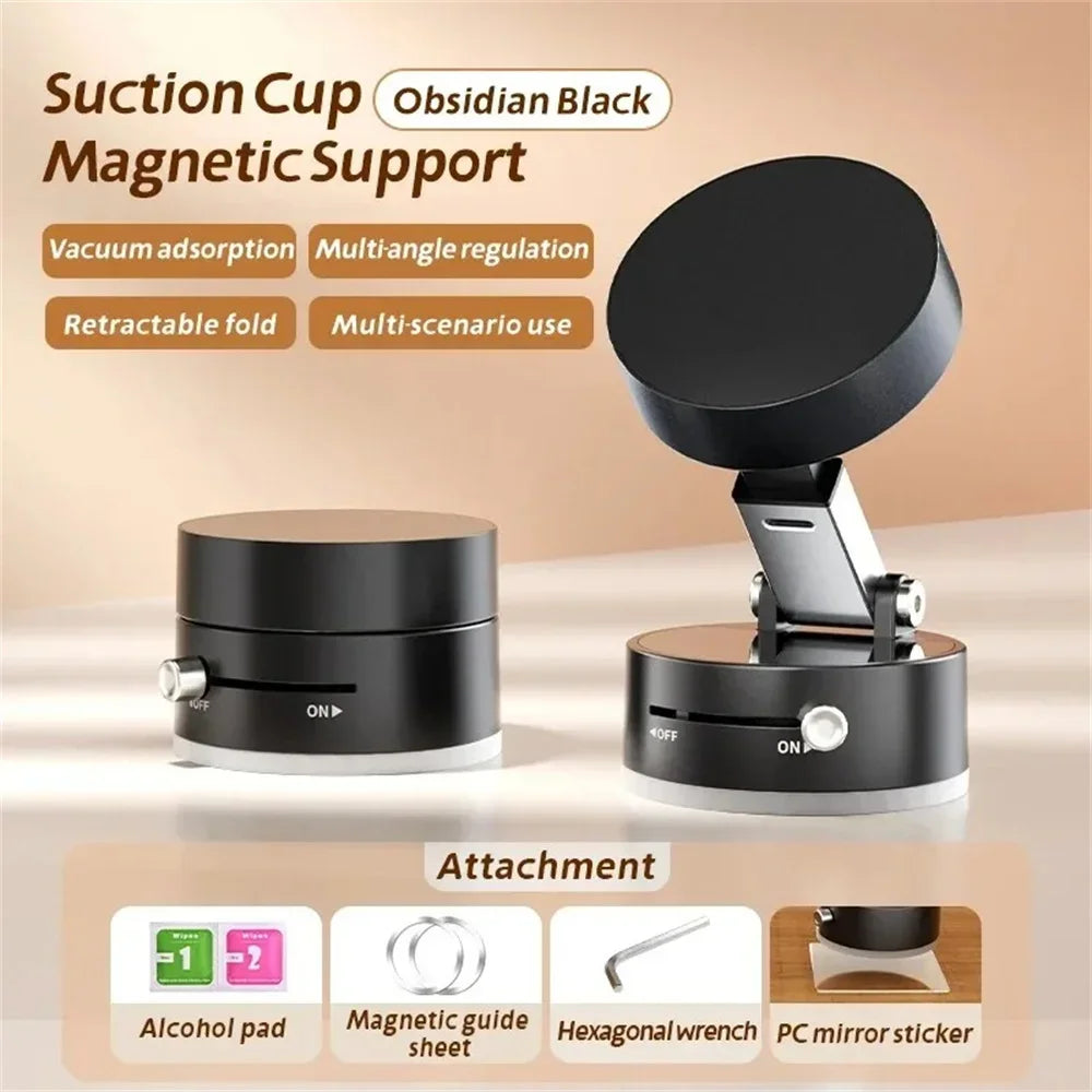 Double sided Magnetic Suction Cup Mobile Phone Holder